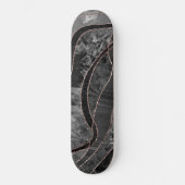 Marble Agate Gold Glam 12 Persoonlijk Skateboard (Voorkant)