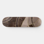 Marble Agate Gold Glam 4 - landscape Persoonlijk Skateboard (Horizontaal)