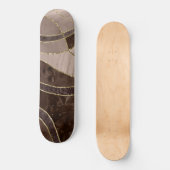 Marble Agate Gold Glam 4 - landscape Persoonlijk Skateboard (Voorkant)