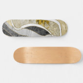 Marble Agate Gold Glam 7 Persoonlijk Skateboard (Horizontaal)