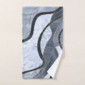 Marble Agate Gold Glam 8 Bad Handdoek (Handdoek)