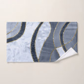 Marble Agate Gold Glam 8 - landscape Bad Handdoek (Handdoek)
