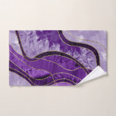 Marble Agate Gold Glam 9 Bad Handdoek (Handdoek)
