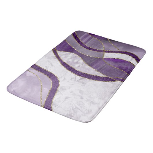 Marble Agate Goud Glam 3 Badmat (Gekanteld)