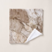 Marble and Gold abstract Bad Handdoek (Wasdoekje)