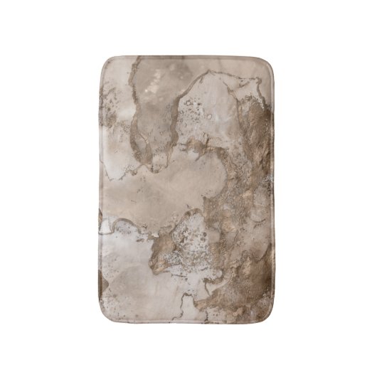 Marble and Gold abstract Badmat (Voorkant Verticaal)