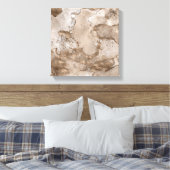 Marble and Gold abstract Canvas Afdruk (Insitu (Slaapkamer))