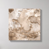 Marble and Gold abstract Canvas Afdruk (Voorkant)