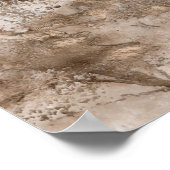 Marble and Gold abstract Poster (Hoek)