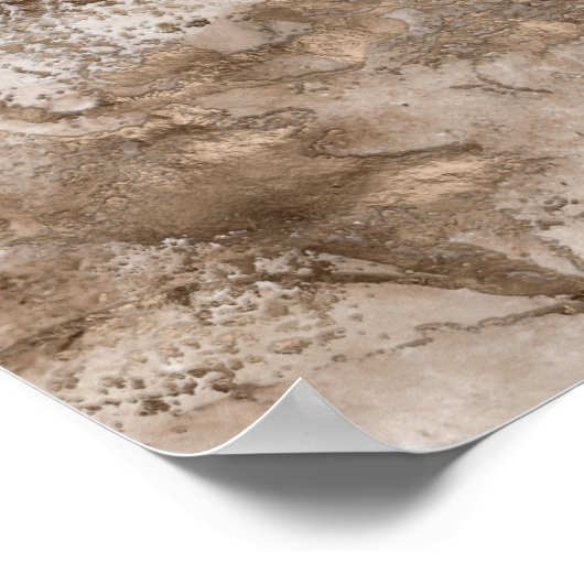 Marble and Gold abstract Poster (Hoek)