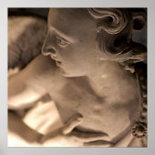 Marble Angel Sculpture Art Print (Voorkant)