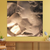 Marble Angel Sculpture Art Print (Insitu (Woonkamer))