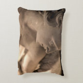 Marble Angel Sculpture Art Print Accent Kussen (Achterkant (Verticaal))