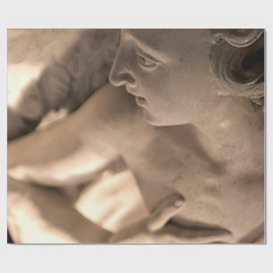 Marble Angel Sculpture Art Print Cadeaupapier