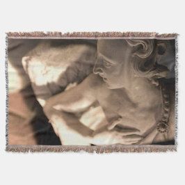 Marble Angel Sculpture Art Print Deken