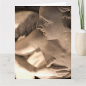 Marble Angel Sculpture Art Print Kaart (Voorkant)