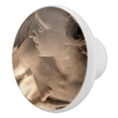 Marble Angel Sculpture Art Print Keramische Knop (Rechts)