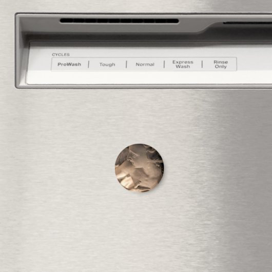 Marble Angel Sculpture Art Print Magneet (Insitu (Vaatwasser))