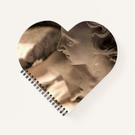 Marble Angel Sculpture Art Print Notitieboek