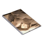 Marble Angel Sculpture Art Print Notitieboek (Rechterzijde)