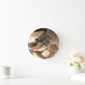 Marble Angel Sculpture Art Print Ronde Klok (Huis)