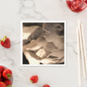 Marble Angel Sculpture Art Print Servet (Insitu)