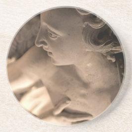 Marble Angel Sculpture Art Print Zandsteen Onderzetter