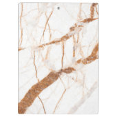 Marble Background Modern Elegant Klembord (Achterkant)