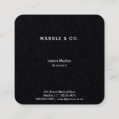 Marble Background Rainbow Ipanema Vierkante Visitekaartje (Achterkant)