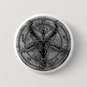 Marble Baphomet Button (Voorkant)
