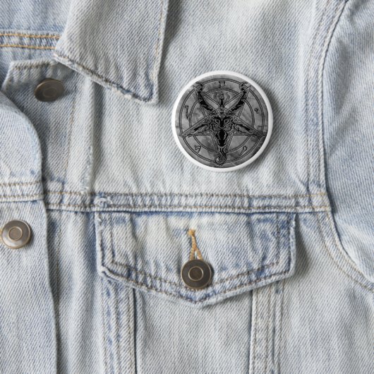 Marble Baphomet Button (In situ)