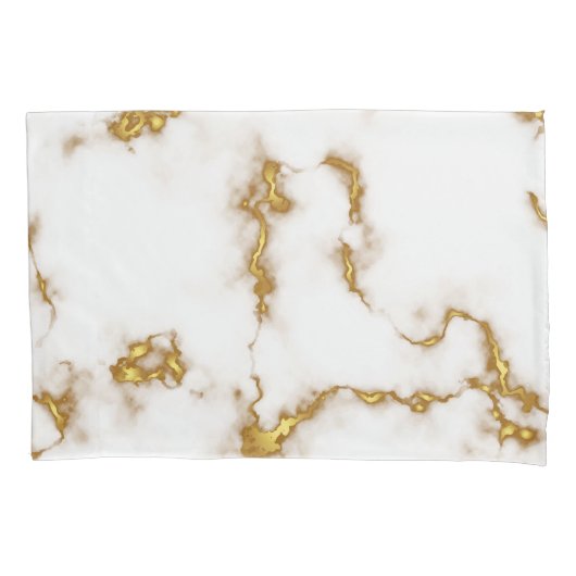 Marble Beauful Gold Elegant Kussensloop (Voorkant)