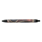 Marble Black and Red Pen (Black Ink) (Voorkant)