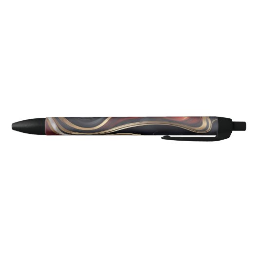 Marble Black and Red Pen (Black Ink) (Bodem)