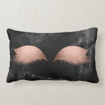 Marble Black Grey Roos Gold Glam Makeup Lashes