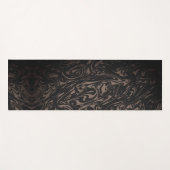 Marble Black Swirl Yogamat (Voorkant (horizontaal))