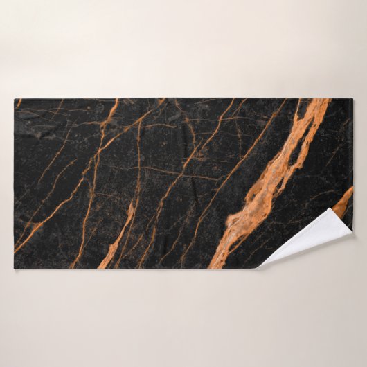 marble black with golden veins, marble emperador n badhanddoek (Badhanddoek)