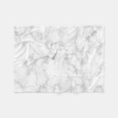MARBLE Blanket - Eenvoudig + minimalistisch Fleece Deken (Voorkant (Horizontaal))