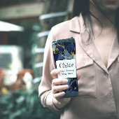 Marble Blue&Gold uw reis, uw regels Thermosbeker