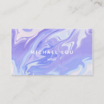 Marble Blue Lavander Luxury Iridescent
