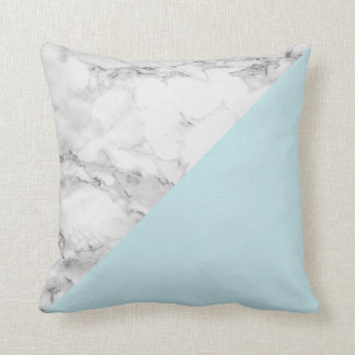 Marble Blue Pillow Kussen
