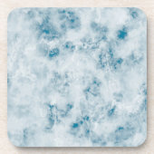 Marble Blue Texture Background Bier Onderzetter (Voorkant)