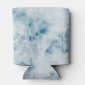 Marble Blue Texture Background Blikjeskoeler (Achterkant)