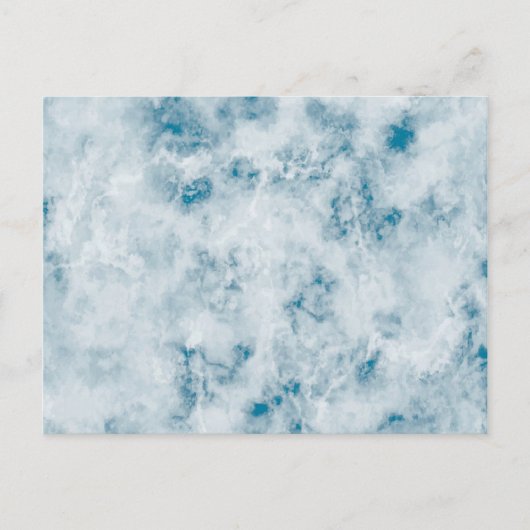 Marble Blue Texture Background Briefkaart (Voorkant)