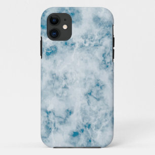 Marble Blue Texture Background iPhone 11 Hoesje
