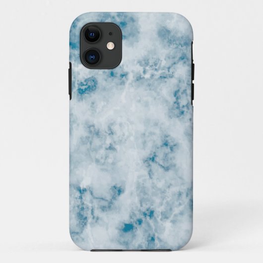 Marble Blue Texture Background Case-Mate iPhone Case (Achterkant)