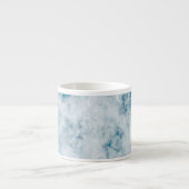 Marble Blue Texture Background Espresso Kop (Voorkant)