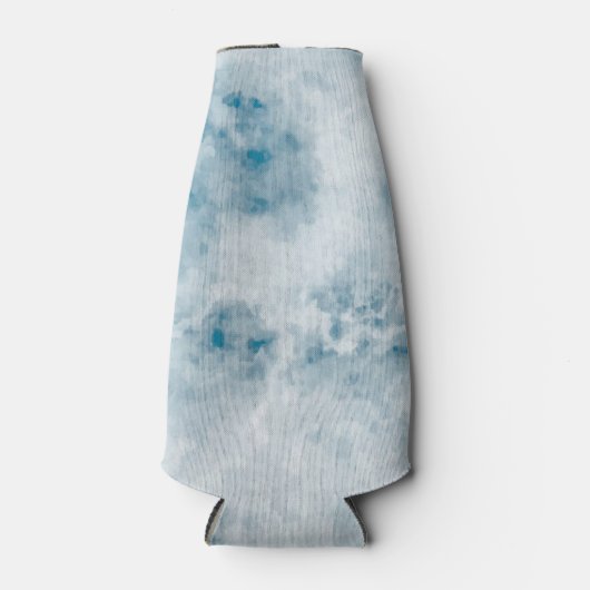 Marble Blue Texture Background Flesjeskoeler (Voorkant)