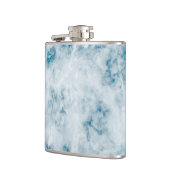 Marble Blue Texture Background Heupfles (Links)