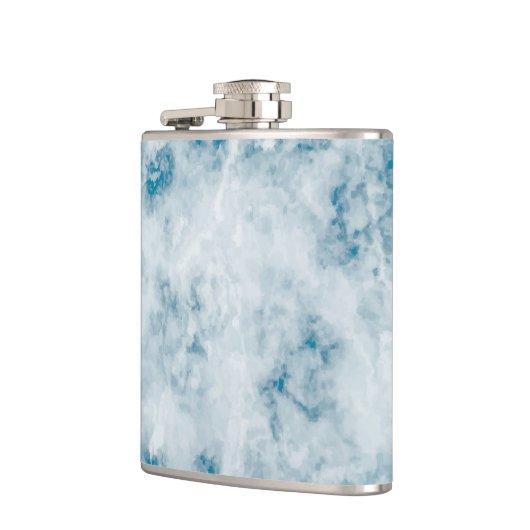 Marble Blue Texture Background Heupfles (Links)